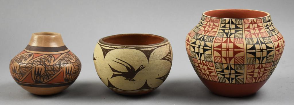 Vintage Signed Acoma Pottery Pieces, Tosa, Nampeyo (1 of 7)