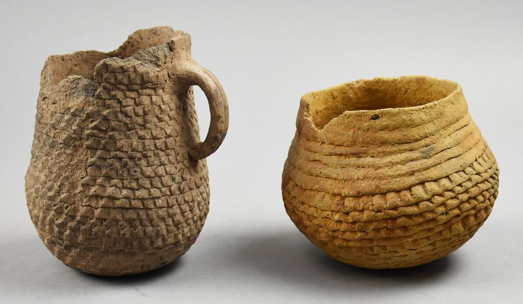 950-1100 AD Anasazi Mogollon Corrugated Pitcher & Olla (1 of 8)