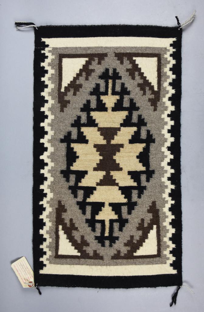 Vintage Alberta Henderson Two Grey Hills Rug (1 of 6)