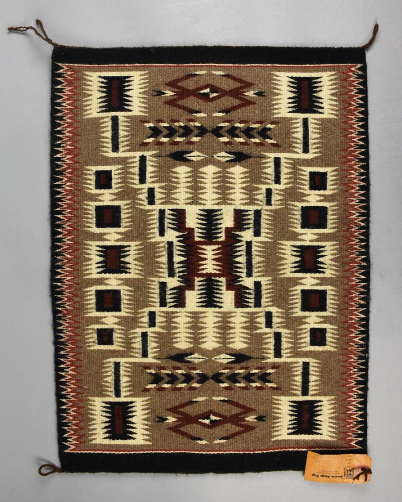 Vintage Anna Greyhat Navajo Woven Wool Rug (1 of 5)