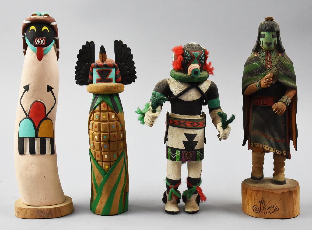 Misc Grouping of Hopi Kachinas, Huma, Taylor & More (1 of 8)
