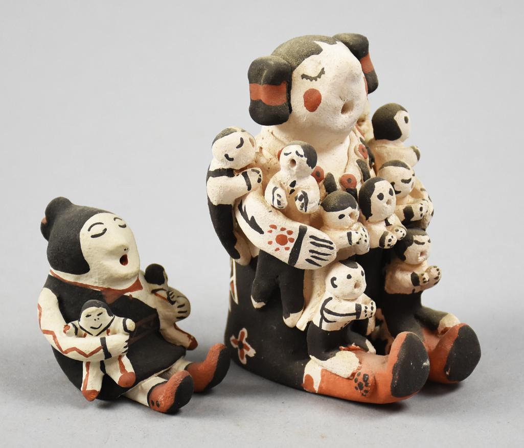 Vintage  New Mexico Storyteller Figurines, Mary P Trujillo (1 of 8)