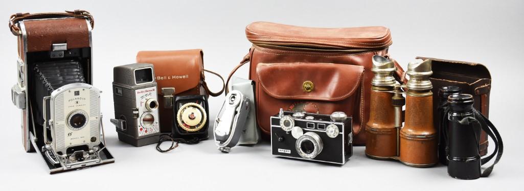 Vintage Camera/Binocular Lot, Bell & Howell/Argus-More (1 of 6)