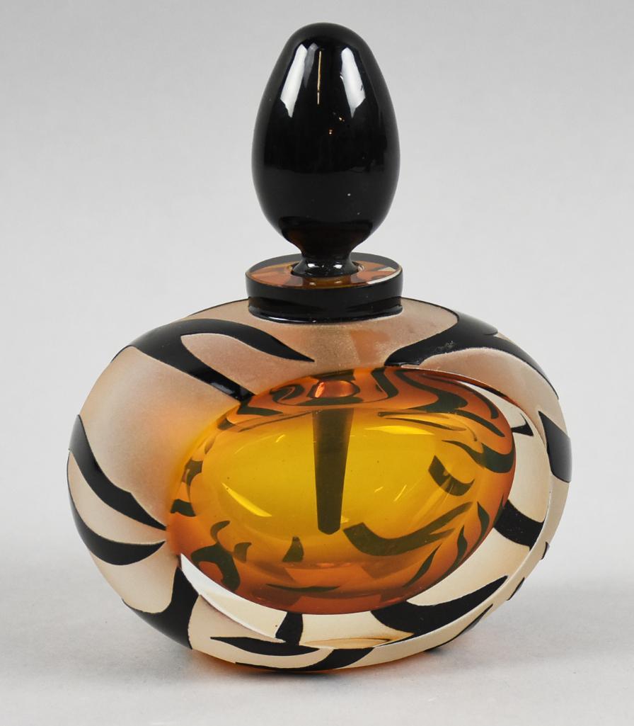 Steven Correia Art Glass Tiger Perfume, Ltd Ed (1 of 7)