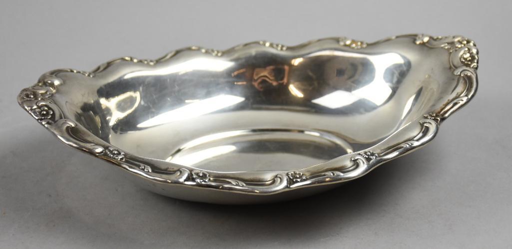 c1956 Reed & Barton Sterling Oval Veggie Bowl, Tara (1 of 7)