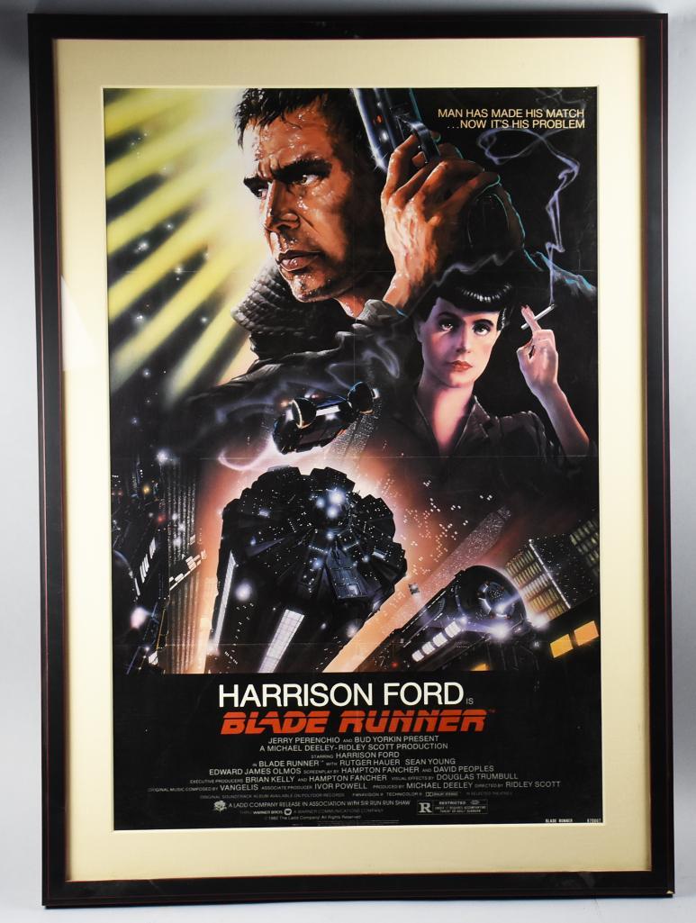 1982 Blade Runner One Sheet Poster, Harrison Ford (1 of 6)
