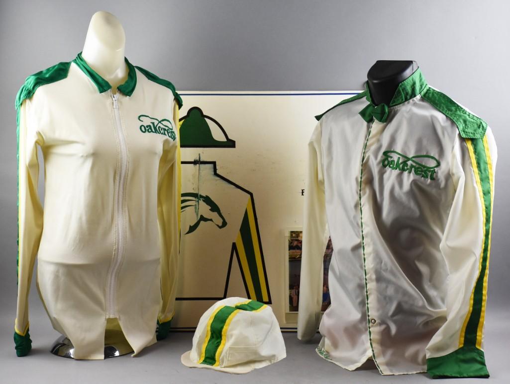 Race Worn Jockey Coats, Hat, & Photo California cup. (1 of 15)