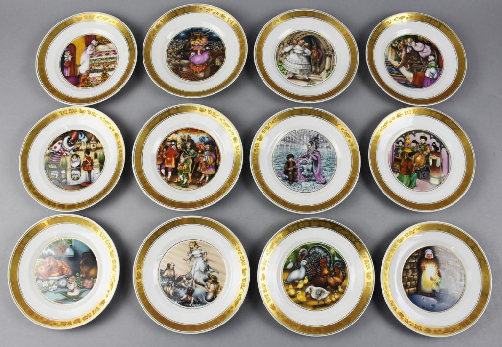 Royal Copenhagen Hans Christian Andersen Plates w/ COAs (1 of 8)