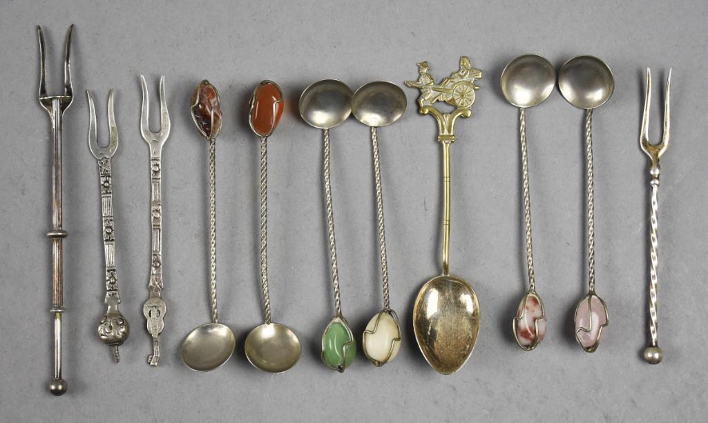 Misc Vintage Silver Spoons and Cocktail Forks (1 of 4)