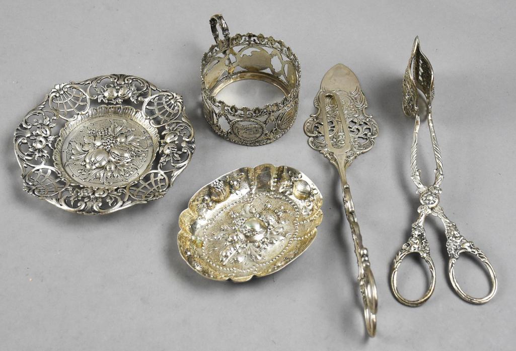 Antique Continental Filigree 800 Silver Pieces (1 of 11)