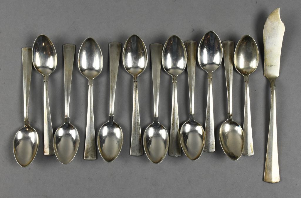 Vereinigte Silberwarenfabriken 800 Silver Spoons & Master Butter (1 of 7)