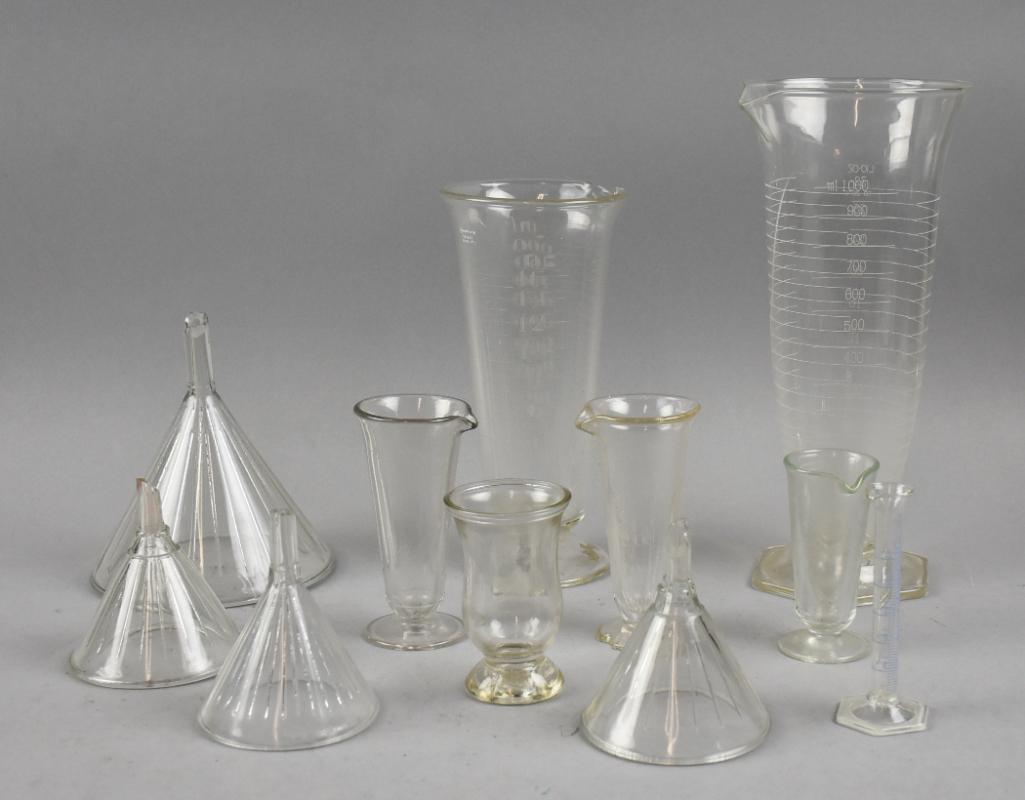 Misc. Pharmacy Flasks, Funnels and More, Armstrong Horton & Converse Pharmacy (1 of 8)