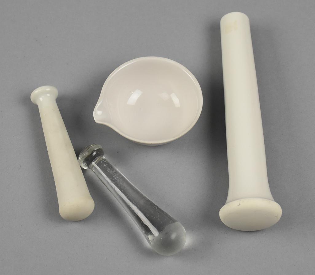 Vintage Pharmacist Mortar & Pestle, Coors Porcelain Horton & Converse (1 of 4)