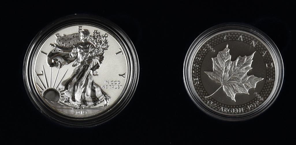 2019 Pride of Two Nations, 999 Silver Two Coin Set (1 of 3)