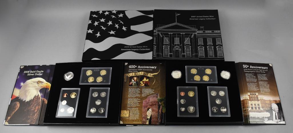 2007 & 2008 US Mint American Legacy Collections (1 of 8)