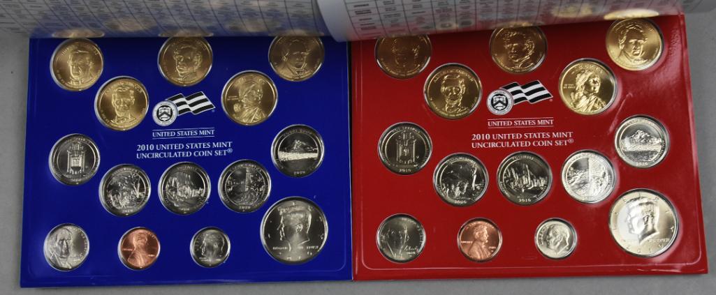 (5) 2010 US Mint Uncirculated Coin Sets (1 of 3)