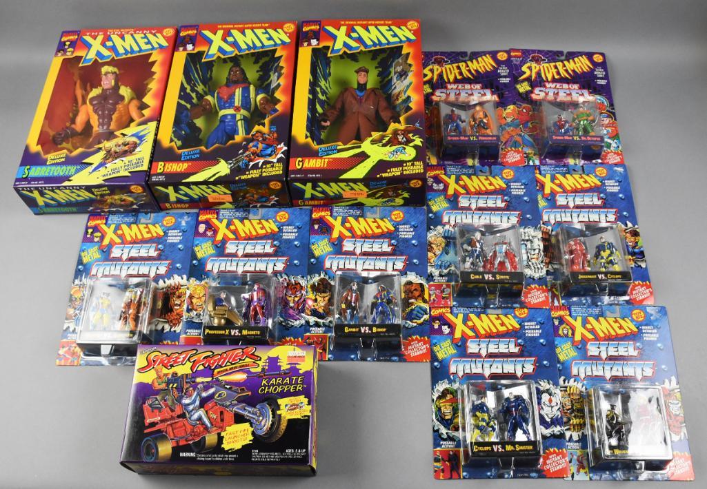 New Old Stock-13 Vintage  X-Men Action Figures-Shipping Box (1 of 5)