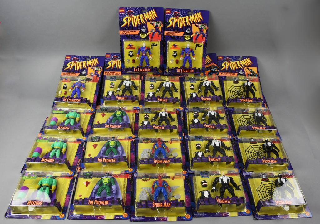 New Old Stock - 22 Vintage Spiderman Figures, Original Ship Box (1 of 5)