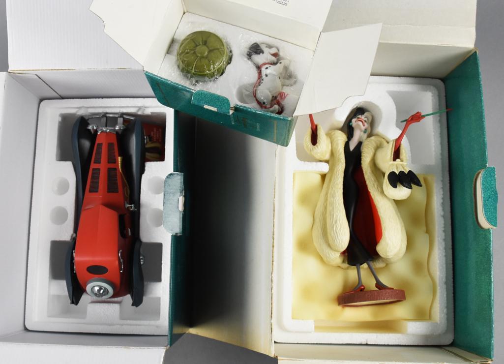 WDCC 101 Dalmations Figurines, Original Boxes, COAs Disney (1 of 5)
