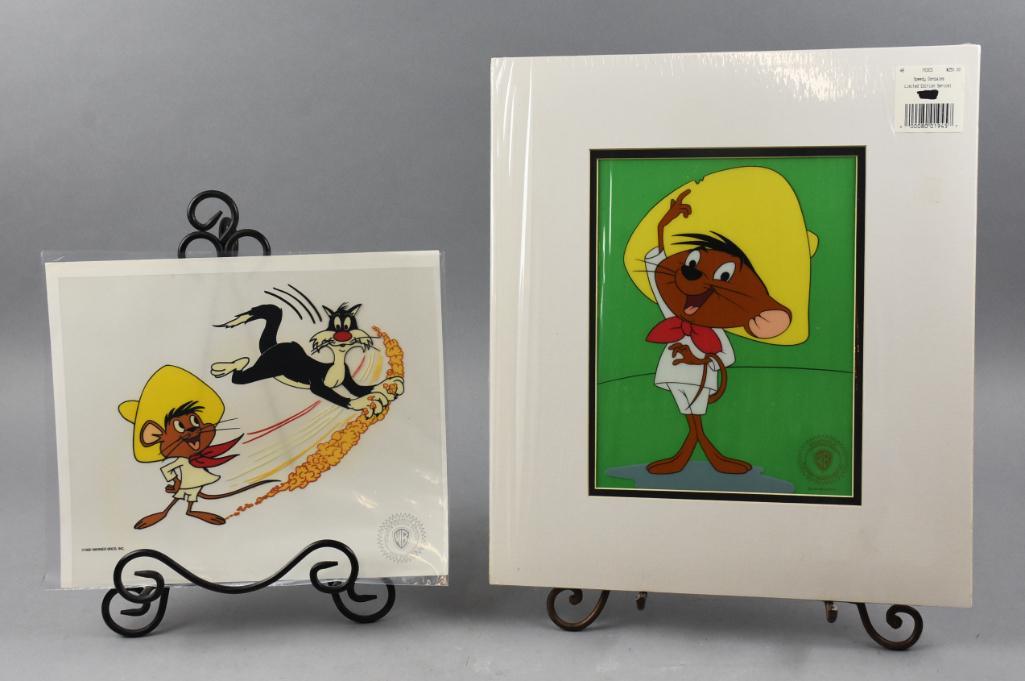 Speedy Gonzales & Speedy w/ Sylvester Animation Sericel (1 of 7)