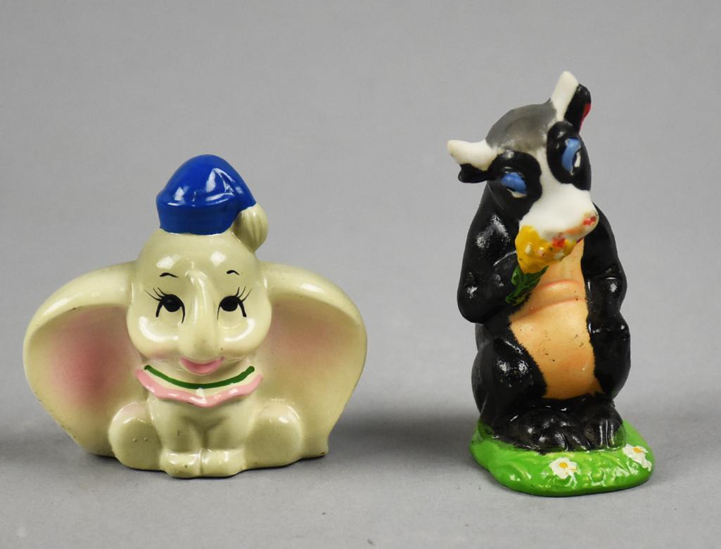 Vintage Dumbo and Ferdinand Painted Bisque Figurines (1 of 5)