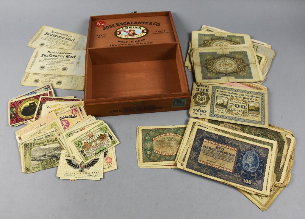 Antique WWI Era German Polish Currency Notes (1 of 6)