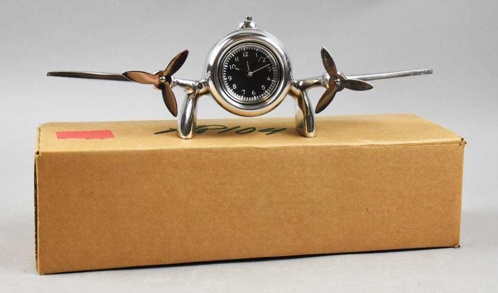 Art Deco Style Flight Clock, Original Box (1 of 7)