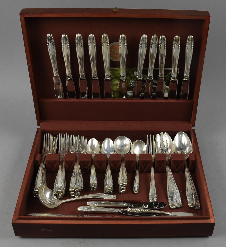 (51) Wallace Sterling Stradivari, Service for 8+Extras (1 of 10)