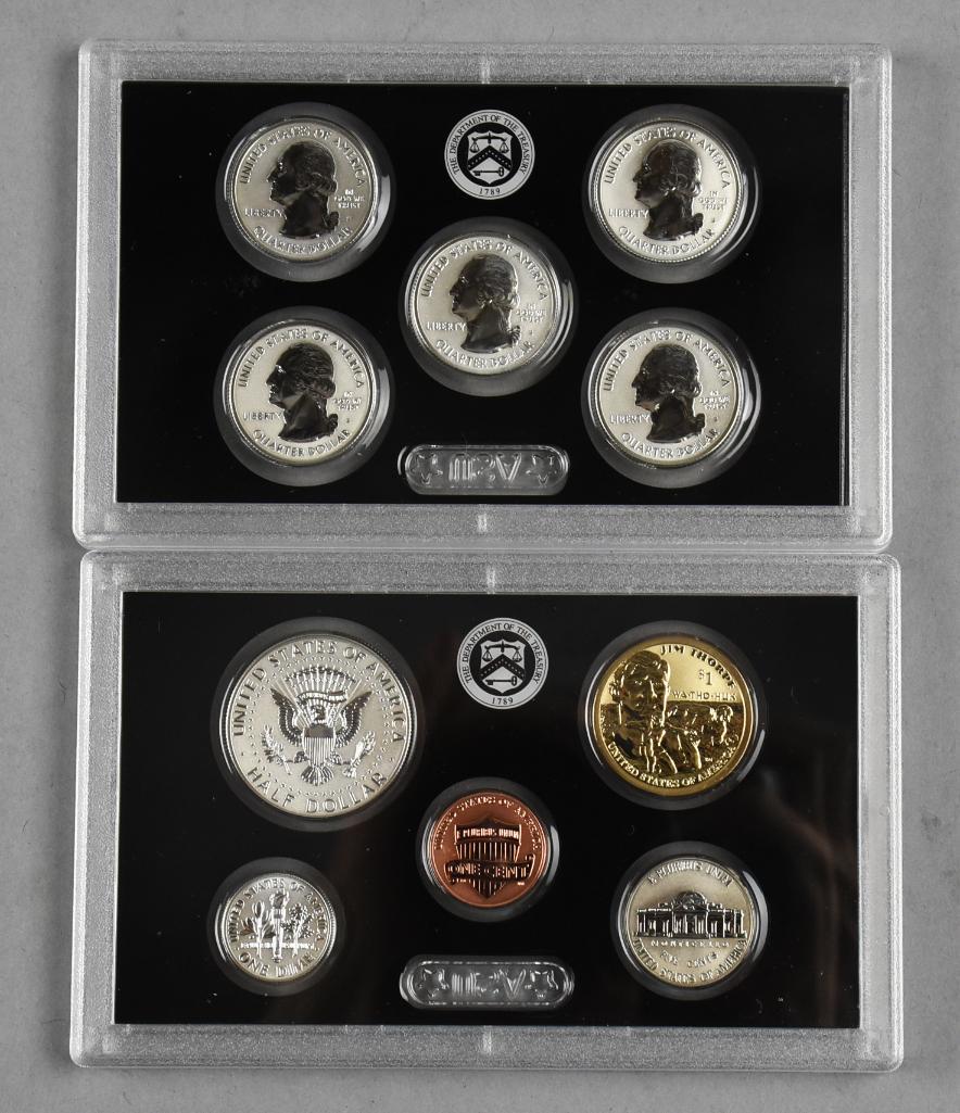 2018 San Francisco Reverse 90% Silver Proof Set Coins (1 of 2)