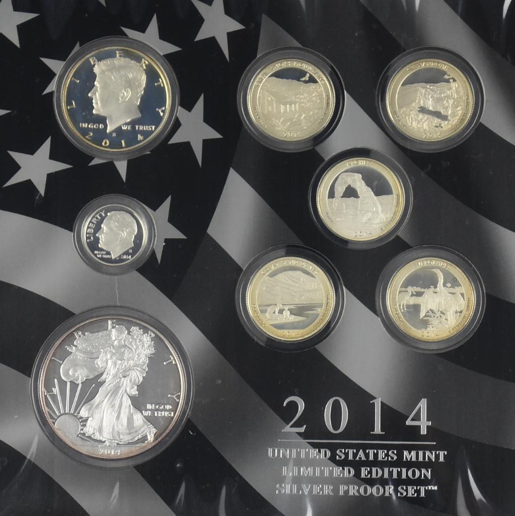 2014 US Mint Limited Edition .999 Silver Proof Set (1 of 3)