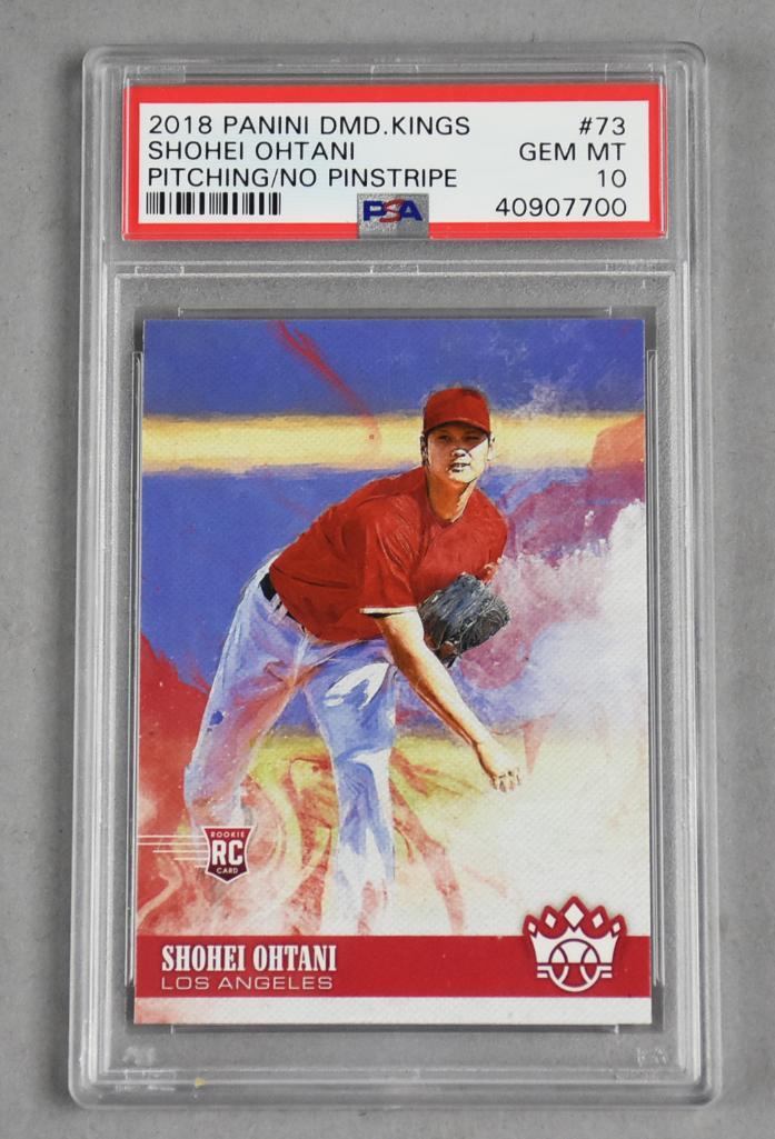 2018 Panini Ohtani Pitching/No Pinstripes PSA GEM MT 10 (1 of 2)