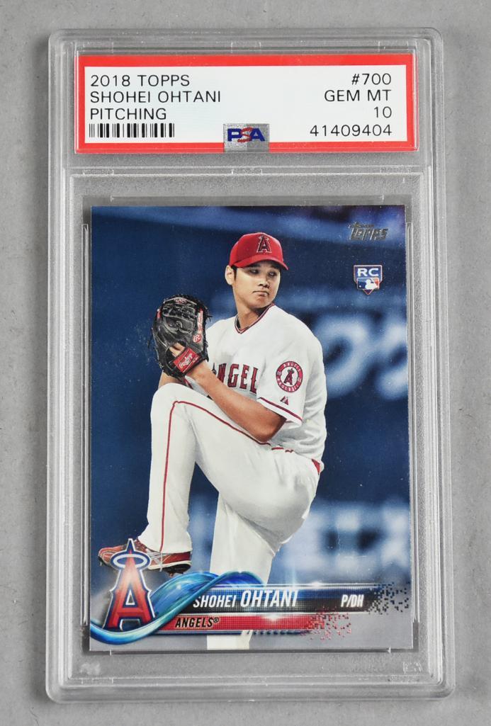 2018 Topps Shohei Ohtani Pitching, PSA GEM MT 10 (1 of 2)