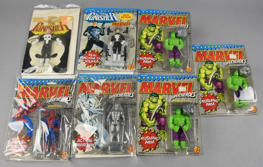 New Old Stock Marvel Hulk w/ Punisher Action Figures (1 of 2)