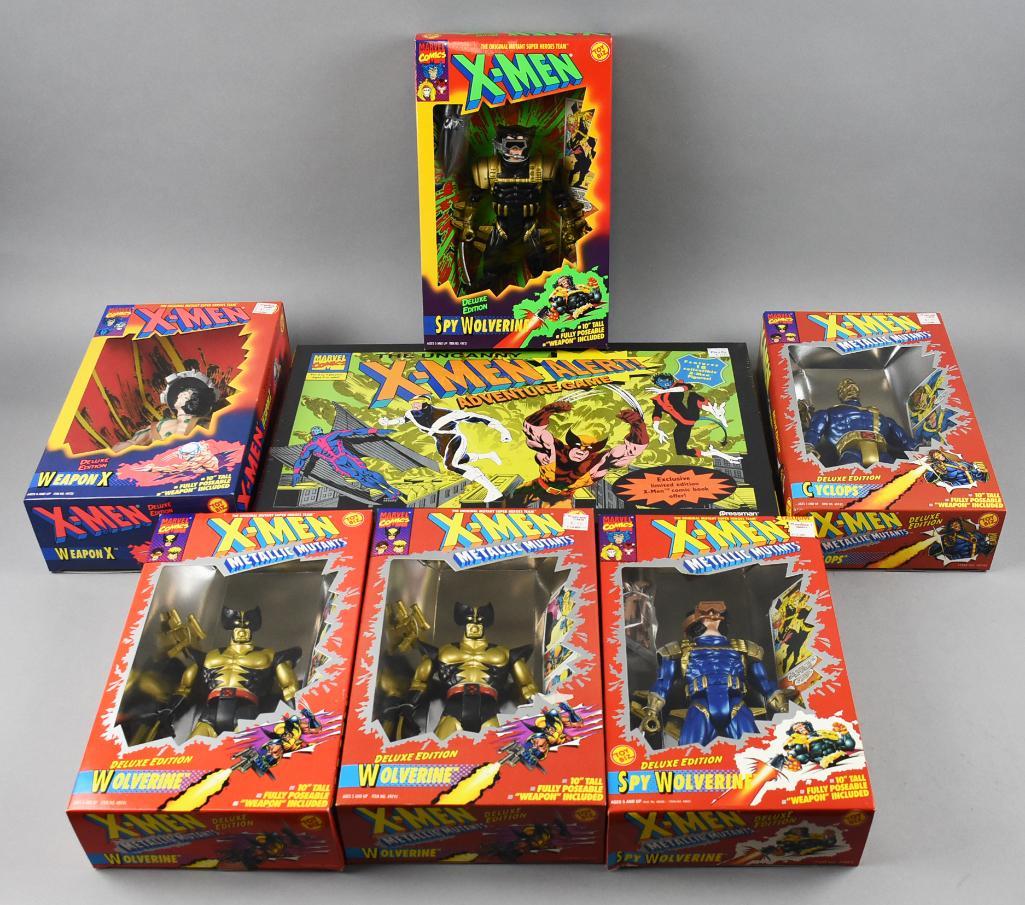 Vintage X-Men Action Figures New Old Stock - 6 X-Men & ; Board Game (1 of 3)