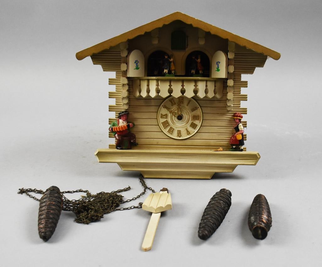 German Black Forest Cuckoo Clock/Reuge Music Box (1 of 10)