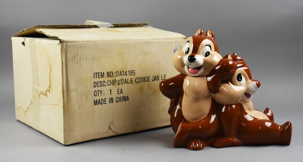 Disney Auctions Chip & Dale Cookie Jar, Ltd Ed of 350 (1 of 7)