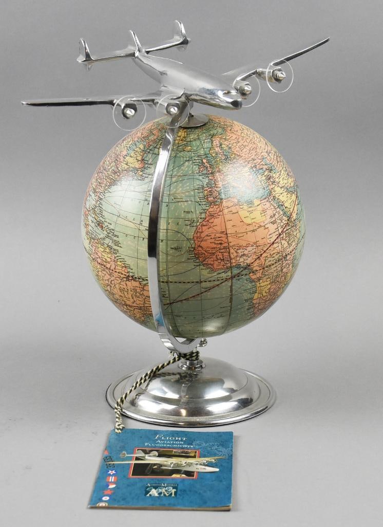 Authentic Model On Top of the World Replica Globe/Plane (1 of 8)