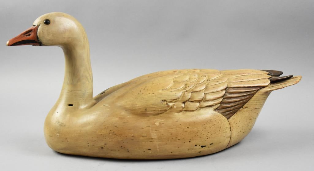 Tom Taber Hersey Kyle Jr Carved Goose Decoy (1 of 7)