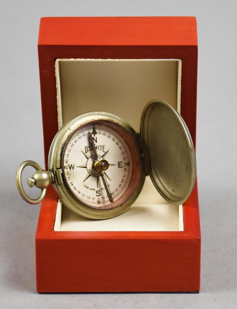 1918 US Army USA Nite Engineer Department Compass (1 of 5)