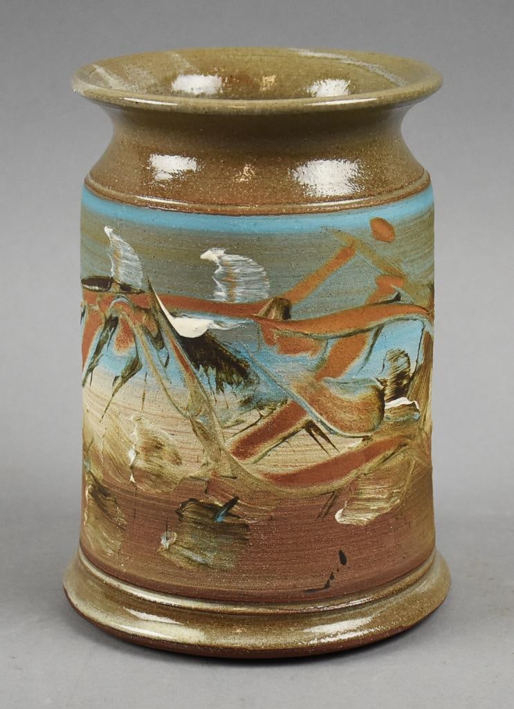 Vintage Signed Rowe Art Pottery Jug/Vase (1 of 6)