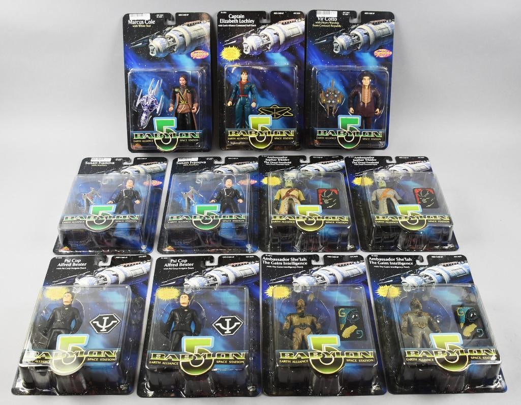 NZ Toys/Premier Exclus Babylon 5 Action Figs-Carded-NOS (1 of 3)