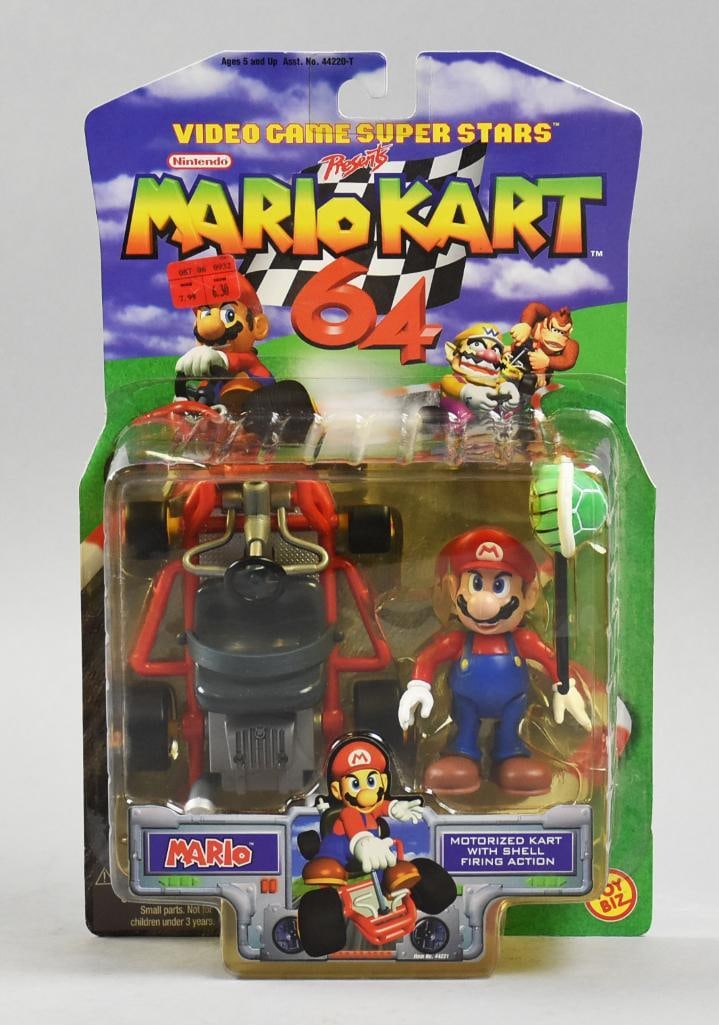Mario Kart 64, Carded and Mint - New Old Stock: New Old Stock Mario Kart 64, Carded and Mint. From the home of the largest toy collector on the west coast.