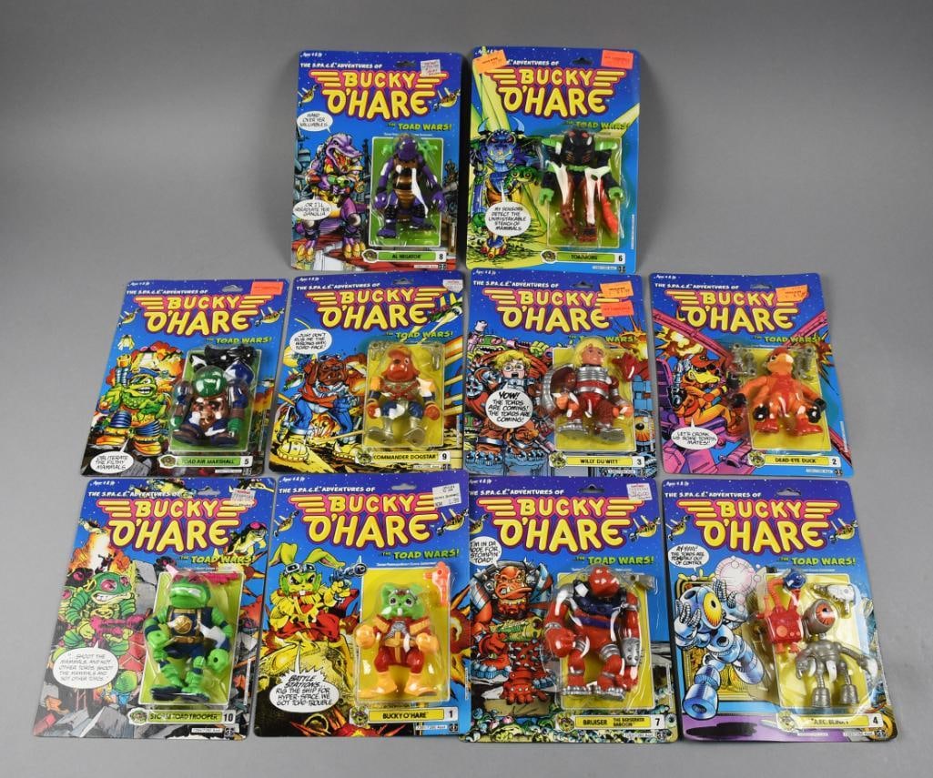(10) Hasbro Bucky O'Hare Action Figures-Carded-Mint-NOS (1 of 6)