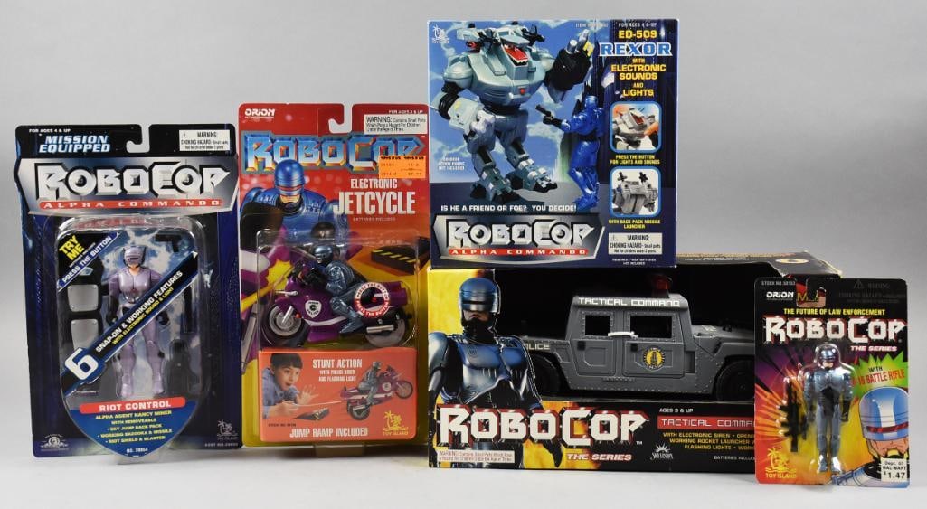 Toy Island RoboCop Action Figures/Vehicles, MIP-NOS (1 of 5)