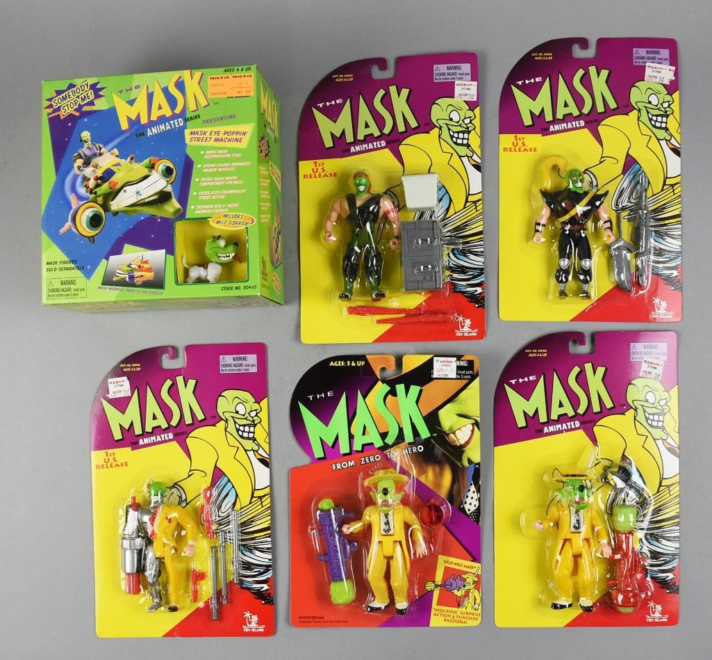 (6) Toy Island & Kenner "The Mask" Figures - Mint - NOS (1 of 3)
