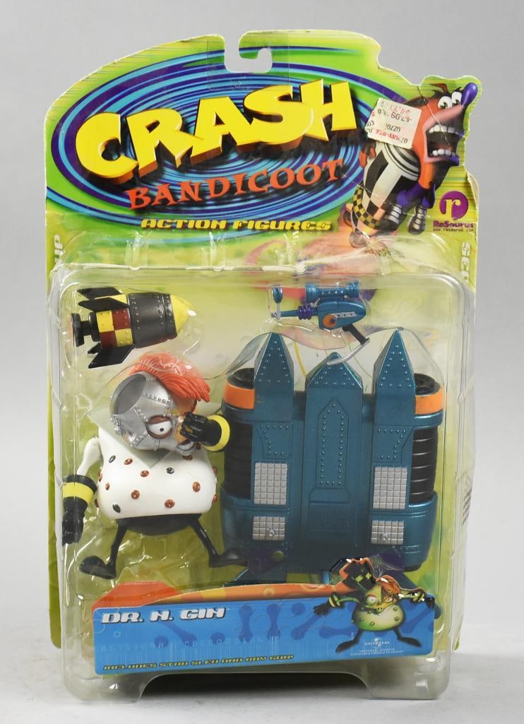 Rare!! Crash Bandicoot Dr. N. Jin, Mint & Carded - NOS: NOS - Crash Bandicoot Dr. N. Jin, Mint & Carded. This guy is rare from 1999.