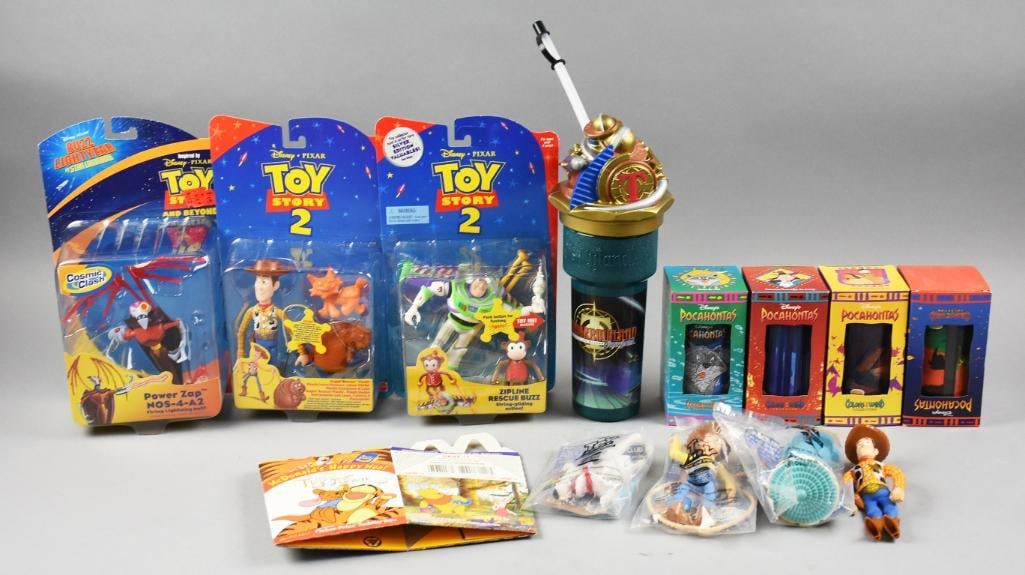 (13) Disney Toy Story, Pocahontas, Tomorrowland, PLUS - MIP & NOS (1 of 9)
