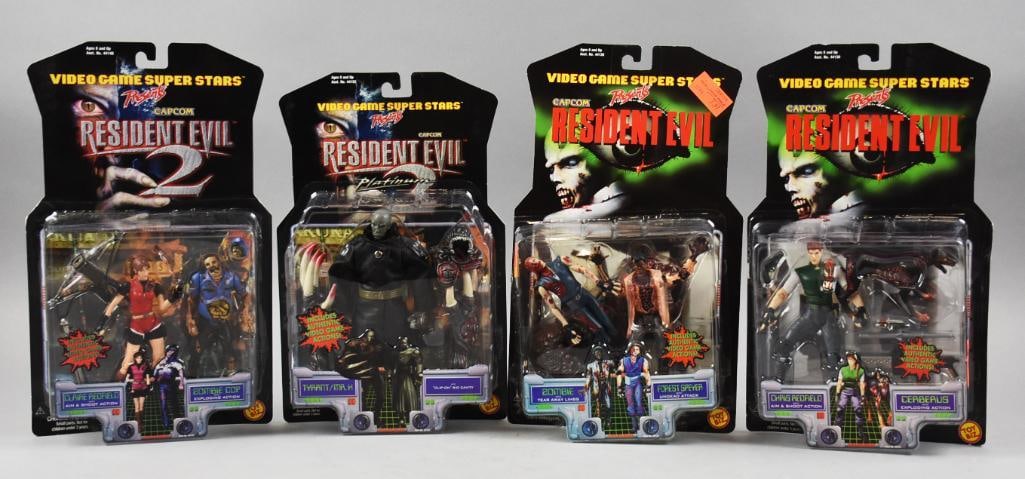 (4) Resident Evil Action Figures, Carded, Mint - NOS (1 of 4)