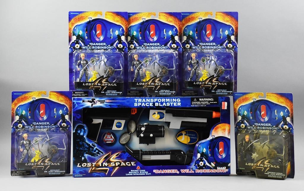 (6) Lost in Space Action Figures, Carded, Boxed - NOS (1 of 3)