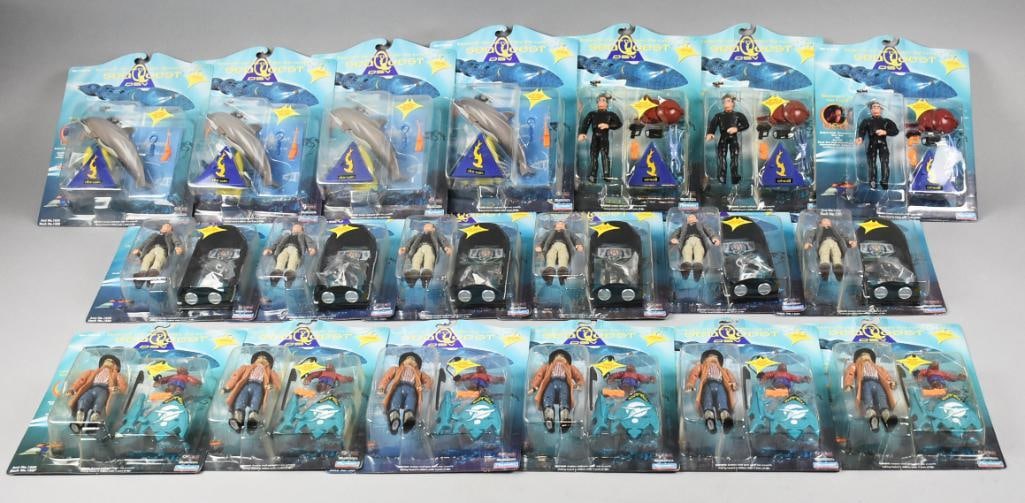 (19) Playmates Sea Quest Action Figures-Carded New Old Stock (1 of 3)